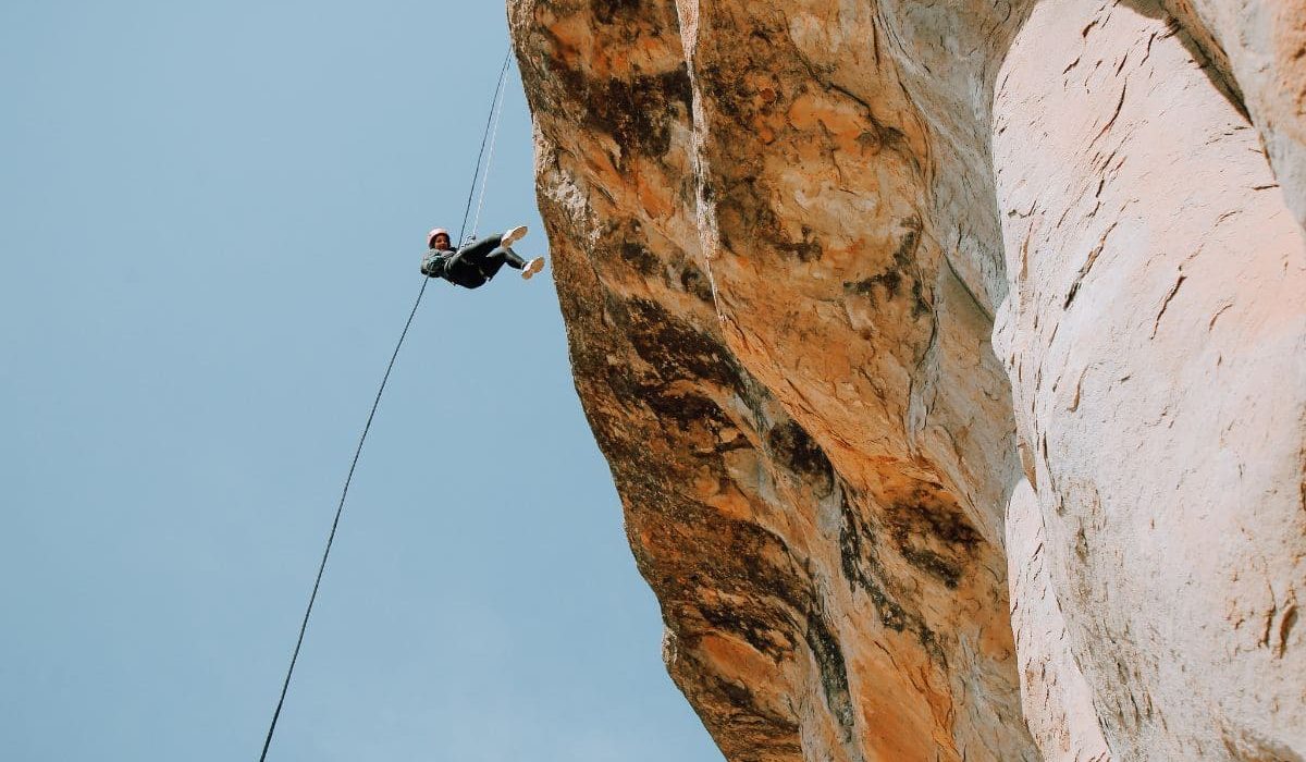 descenso en rappel al barranc de linfern