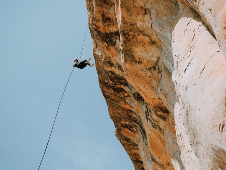 descenso en rappel al barranc de linfern